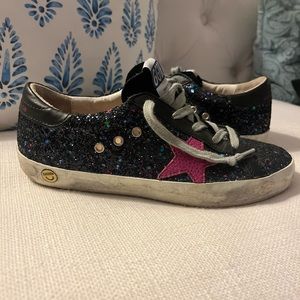 Golden Goose
Girl's Superstar Multi Glitter Low-Top Sneakers